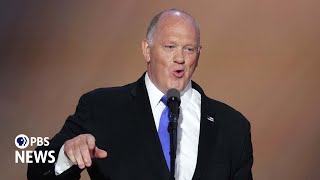 WATCH Tom Homan speaks at 2024 Republican National Convention  2024 RNC Night 3 [upl. by Nrehtak]