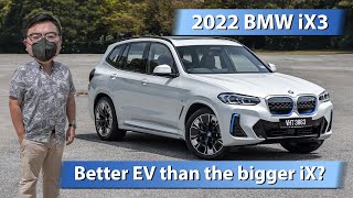 2022 BMW iX3 Malaysian review – better electric BMW than the bigger iX EV [upl. by Carrie]