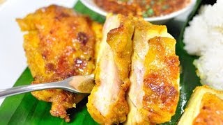 Thai Food Roasted Chicken with Turmeric Gai Yang Ka Min [upl. by Neyuq]