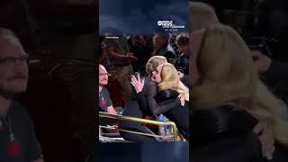 Adele tears up as she hugs Celine Dion midperformance at Las Vegas concert [upl. by Mendy]