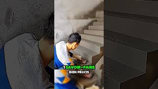 Voici Comment Sont Réalisés Des Escaliers En Béton béton escalier fabrication batiment [upl. by Anwahsed]