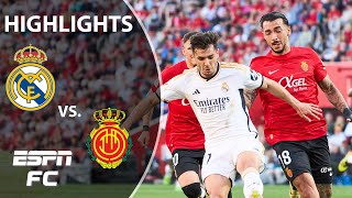 Mallorca vs Real Madrid  LALIGA Highlights  ESPN FC [upl. by Sanalda624]