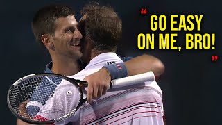 When World No 100 Toyed Prime Djokovic  Most Hilarious Tennis Match Circus Show [upl. by Torin403]