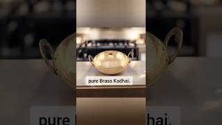 pure Brass kadhai brass cooking shorts [upl. by Landau358]