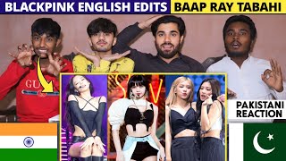 Blackpink English Edits 2024  Pakistani Reaction  Shan Rajpoot [upl. by Kreindler]