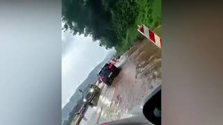 Heavy downpour caused flash floods in Nowy Sącz and Czerniec Poland July 18 2021 Powodz [upl. by Lunt181]