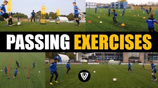 Passing Exercises  Soccer Training  Football Practice  U9  U10  U11  U12  U13  U14  U15 [upl. by Ahsilra373]