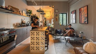 A Playful Young Couples 1900s Shophouse With Unique Vintage Furniture And Decor [upl. by Nadaba]