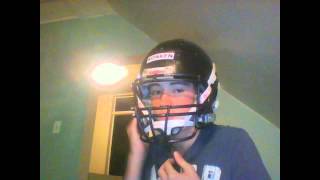 HOW TO PUT ON A FOOTBALL HELMET [upl. by Felice]