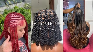 4 COIFFURES TENDANCES EN 2024 pour les cheveux afros [upl. by Polish606]