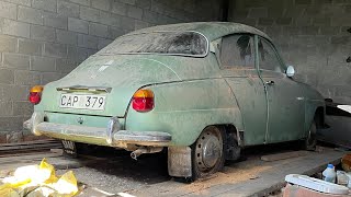 INCREDIBLE SAAB TWO STROKE BARN FIND  ABANDONED FOR 36 YEARS [upl. by Wright473]