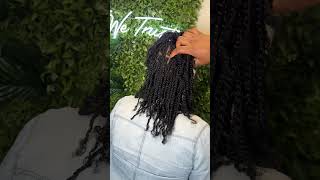 Starter Locs   Strand Twist Starter Locs starterlocstyles starterlocs [upl. by Yhtir]