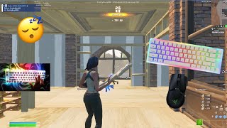 Womier K66 ASMR Chill 🤩 Fortnite Tilted Zonewars Satisfying Keyboard Sounds 🎧Smooth 144 FPS 1440p [upl. by Aubigny]