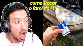 COMO TROCAR LÂMPADA DO HONDA FIT 2007 [upl. by Dedra]