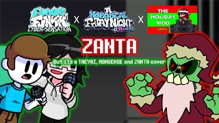 ZANTA But Its a TAEYAI NONSENSE and ZANTA Cover  FNF Vs Nonsense x Cyber Sensation x Holiday mod [upl. by Paulita]