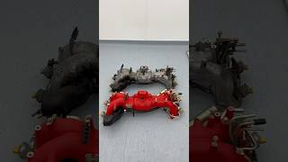 GC8 INLET MANIFOLD RESTORATION BEFORE amp AFTER 🔥 subarugc8 gc8 subaruimpreza shorts automobile [upl. by Stace159]