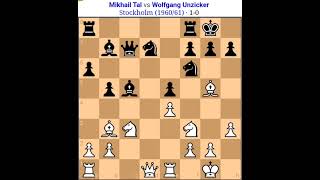 Mikhail Tal vs Wolfgangtal chess game Tal sacrificestal check mate in 17 movestal [upl. by Alyse]