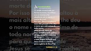 E toda língua confesse que Jesus Cristo é o Senhor para a glória de Deus Pai renovacaodiaria [upl. by Stodder]