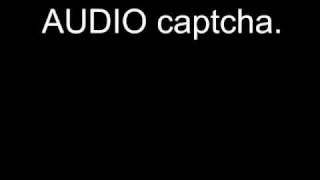 audio captcha [upl. by Hsirap]