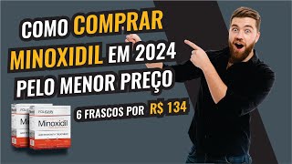 COMO COMPRAR MINOXIDIL  MELHOR PRODUTO PRA BARBA [upl. by Nicolis117]