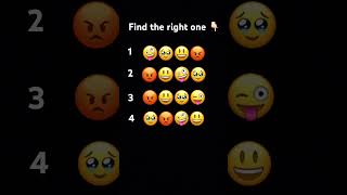 Choose the right one 😊😍 emoji emojichallenge challenge funny makeup [upl. by Tripp732]