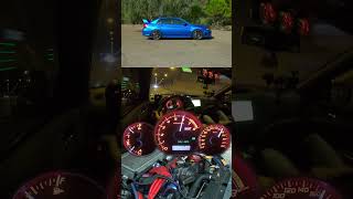 Tuned 380 HP Subaru Impreza 25 WRX STI  Tunnel Acceleration  Autobahn  Big Turbo [upl. by Suiratnauq315]