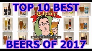 Top 10 Best Beers of 2017 [upl. by Steffane]