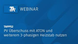 Webinaraufzeichnung CANEZ3 mit EHSR Leistungssteller und 6kW Fremdheizstab programmieren [upl. by Nehcterg]