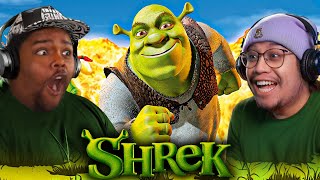 Shrek 2001 GROUP MOVIE REACTION [upl. by Adnot]