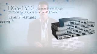 DLink Gigabit SmartPro Switch Series Datasheet DGS1510 [upl. by Shaeffer657]