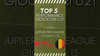 🇧🇪 Top5 u21 della 13 giornata di Jupiler Pro League Brillano i ragazzi del Westerlo￼ football [upl. by Repsihw]