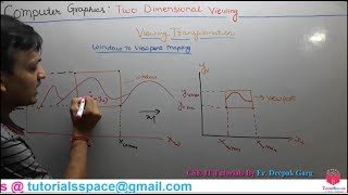 53 Viewing Transformation  Window To ViewPort Coordinate Transformation In Computer Graphics Hindi [upl. by Eixirt129]