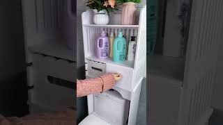 Organize Your Tiny Bathroom with This Genius Storage Hack 2024 [upl. by Aeslehs410]