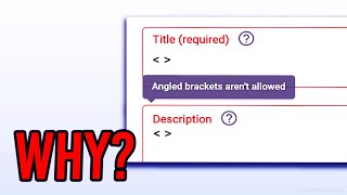 Why Arent Brackets Allowed On YouTube [upl. by Ajssatsan]