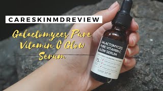 SOMEBYMI Galactomyces Vitamin C Glow Serum  CARESKINMDREVIEW [upl. by Ardnayek]