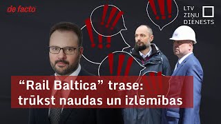 “Rail Baltica” trase trūkst naudas un izlēmības [upl. by Onibla263]