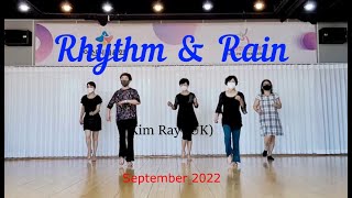 Rhythm amp Rain Linedance  Absolute Beginner [upl. by Moran]