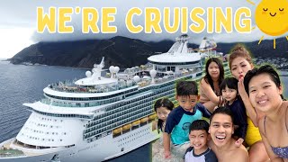 OUR FIRST FAMILY CRUISE Royal Caribbean Navigator of the Seas  PART 1 🇺🇸🚢 [upl. by Lewiss]