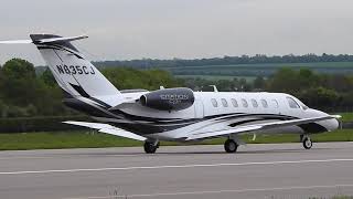 Textron Aviation Cessna Citation CJ3 N635CJ closeup [upl. by Cart648]