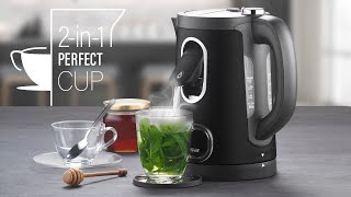 Trisa Water Kettle quot2in1 Perfect Cupquot 15L [upl. by Fabiola634]