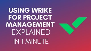 How To Use Wrike For Project Management 2025 [upl. by Llertrac843]