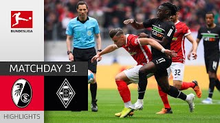 SC Freiburg  Borussia Mgladbach 33  Highlights  Matchday 31 – Bundesliga 202122 [upl. by Xeno]