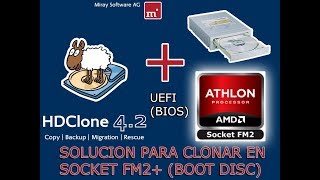 SOLUCION PARA CLONAR EN SOCKET FM2 CON DISCO BOOTEABLE HDClone 42 [upl. by Auhsaj118]