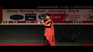 Mising dance by Manisha Doley kangkin keban guwahati2019 [upl. by Ecitsuj]