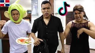 A LARIN LE APESTAN LOS PIES LOS NUEVOS TIKTOK DE ALFREDO LARIN PARODIA DOMINICANA 🇩🇴🤣 [upl. by Ahsemal]