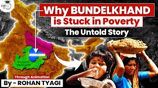 Why is Bundelkhand Backward  Untold Story of Economic Disparity in India  UPSC GS2 GS3  StudyIQ [upl. by Annotahs494]