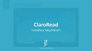 Installera ClaroRead [upl. by Jariv911]