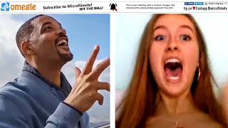 Will Smith Scare Prank Omegle [upl. by Yerhcaz]