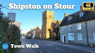 A Town Awakens 4K Walk Through Shipston on Stours Heart [upl. by Hepza]