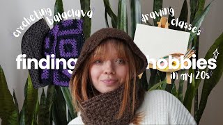 Finding Hobbies in My 20s  Crocheting a Balaclava Drawing Classes amp Unboxing My Vlogging Camera [upl. by Ecidnacal]